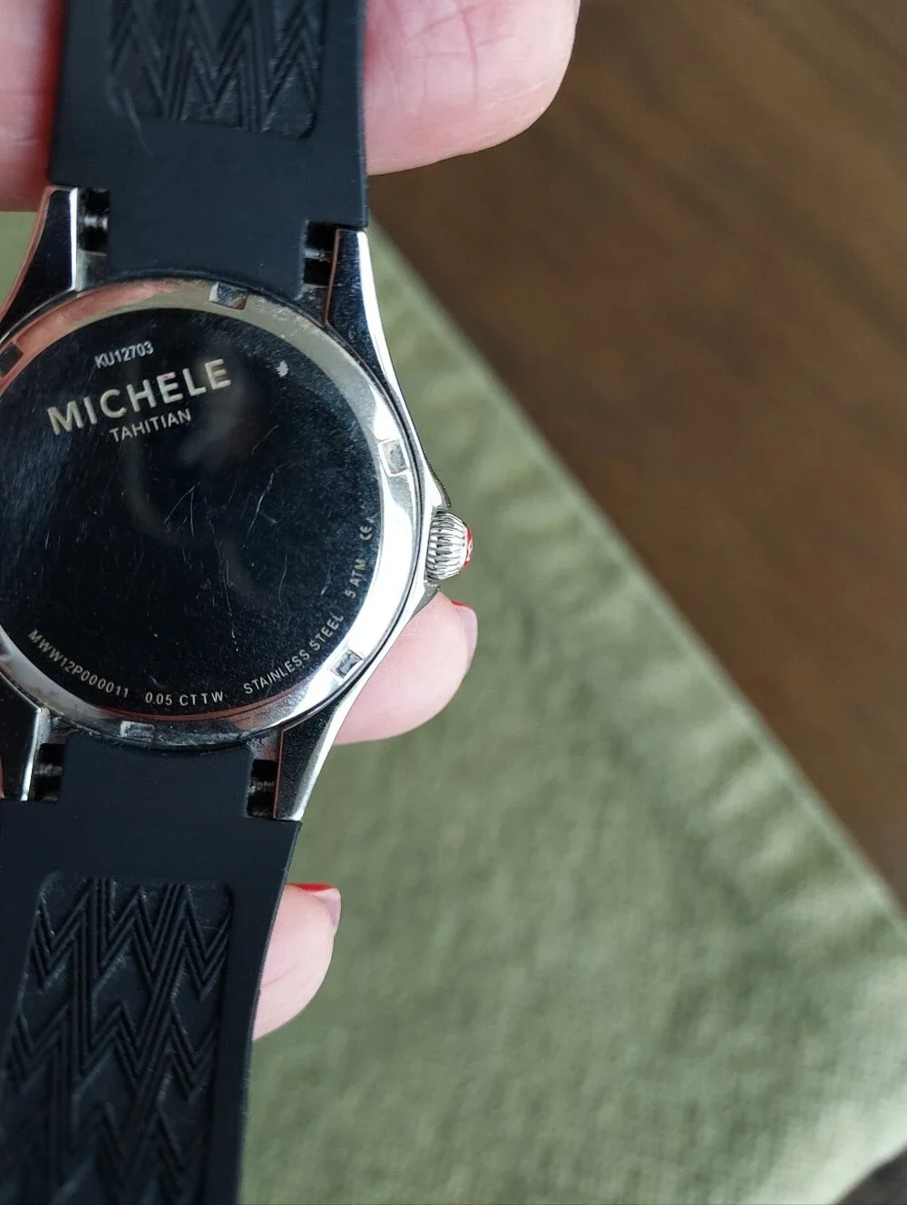 Michele watch silver